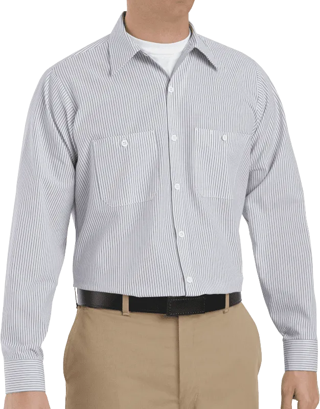 Industrial Stripe Work Shirt