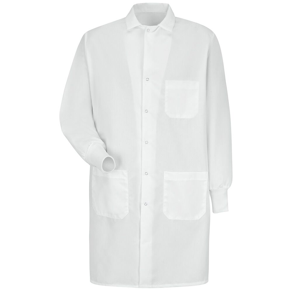 Lab Coat with Knit Cuffs - Image 2