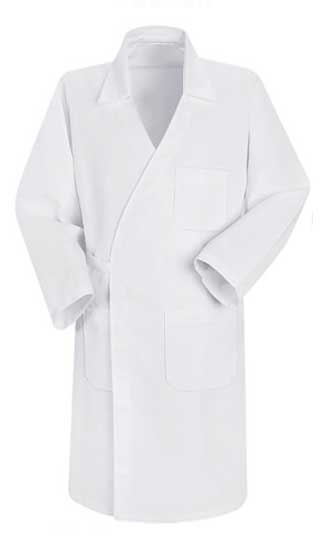 Unisex White Butcher Wrap