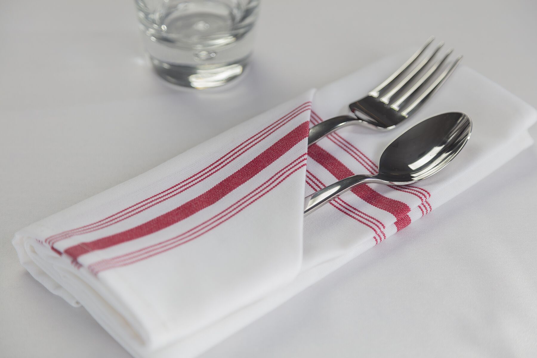 Red Stripe Bistro Napkins