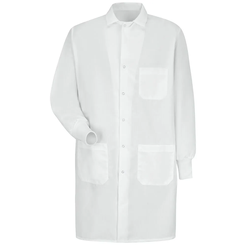 Lab Coat with Knit Cuffs - Image 2