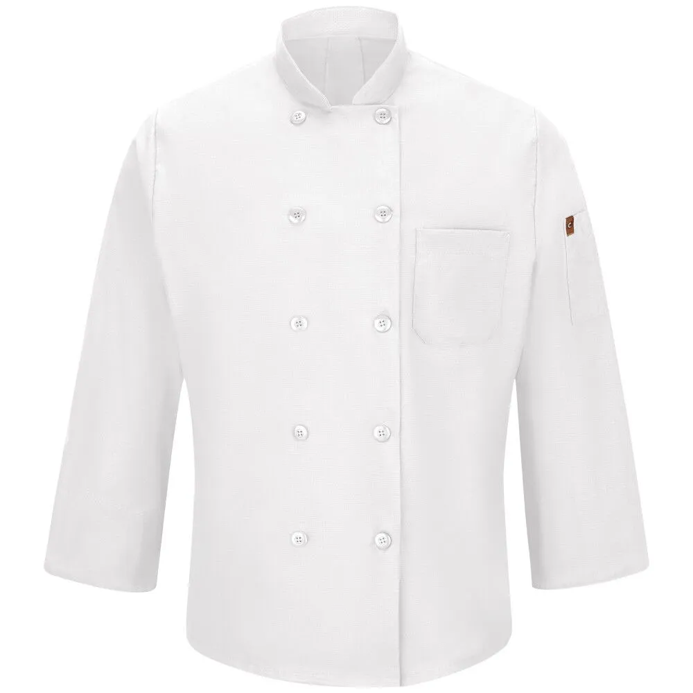 Men's Chef Coat with OilBlok + Mimix