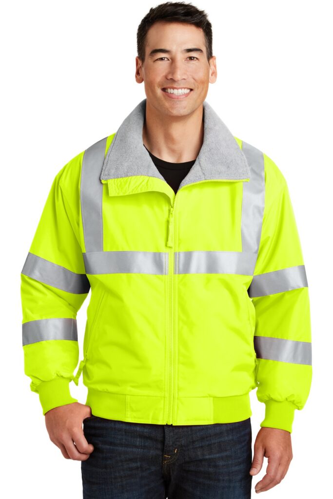 Man Wearing a High Visibility Jacket Ready for Work