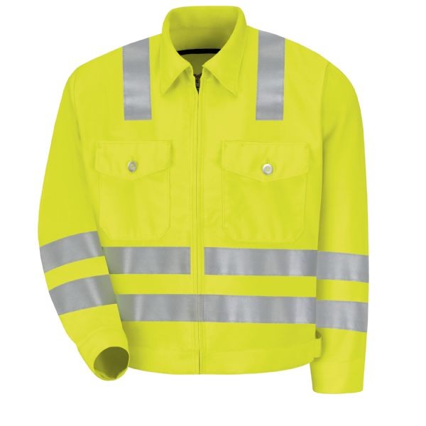 High Visibility Jacket Provided by Prudential Overall Supply