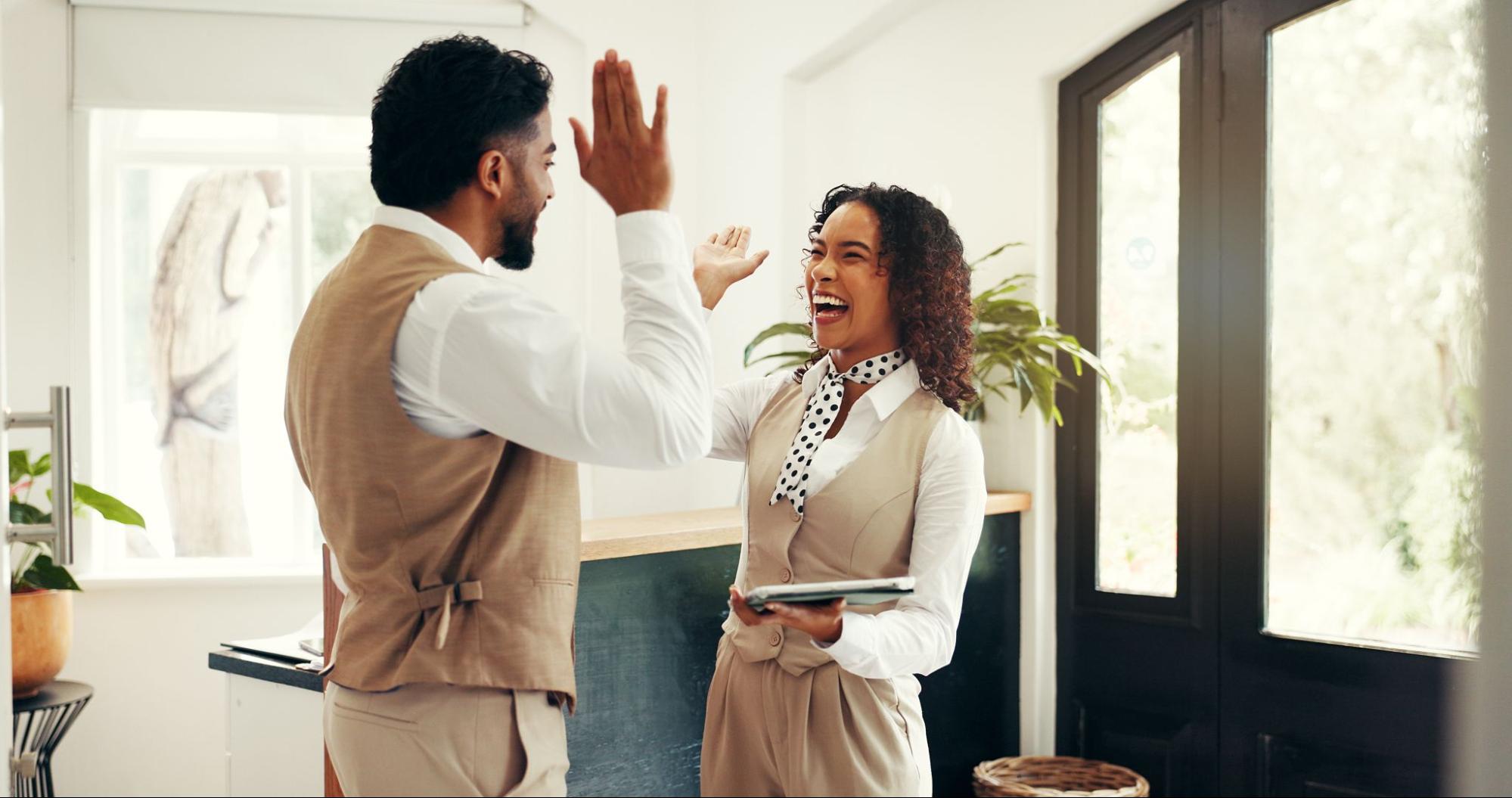 Guest Services Wearing Uniforms