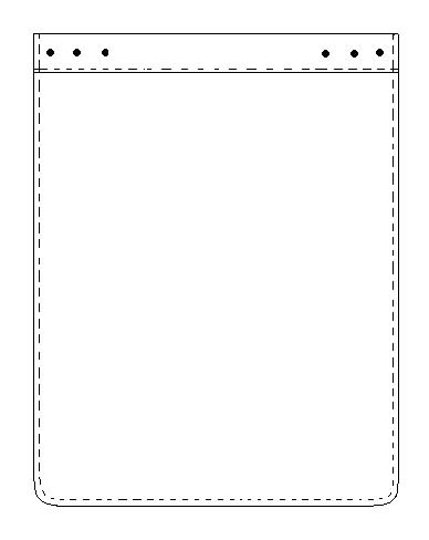 AB5800 ESD Cleanroom Face Mask Sketch