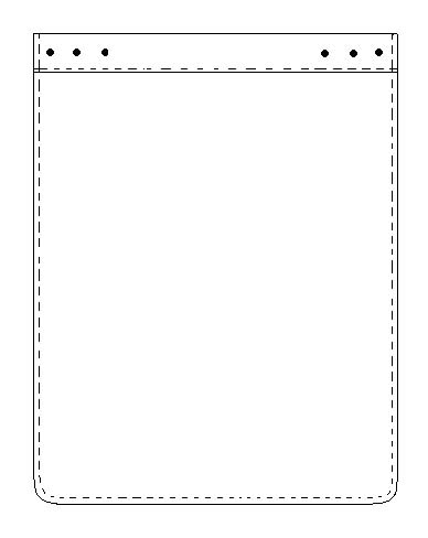 AB5800 ESD Cleanroom Face Mask Sketch