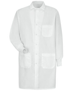 Butcher Coat with Knit Cuffs - Restaurant Uniforms | Prudential Overall ...