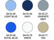 Unisex Wrap-Around Smock Color Swatches