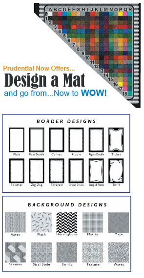 Prudential Now Offers... Design a Custom Commercial Mat