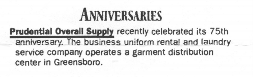 Prudential Anniversaries
