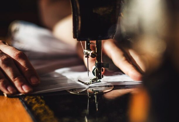 Custom Logo Embroidery on a Work Uniform Shirt