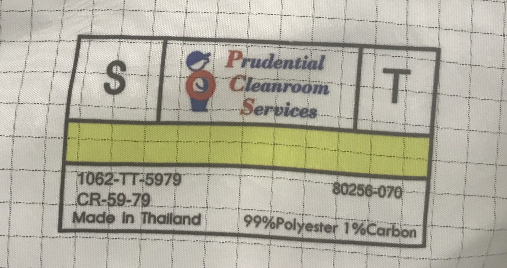 Cleanroom Garment Labels Cleanroom Garment Labels