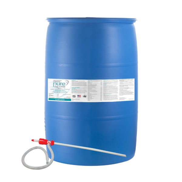 PURE - Hard Surface Disinfectant - 55 Gallon Drum with Siphon