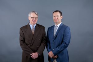 Prudential Chairman Dan Clark and current CEO John Clark