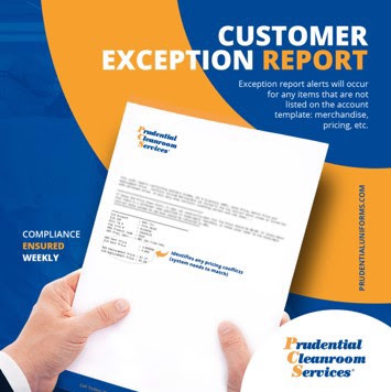 Cleanroom Customer Exception Report