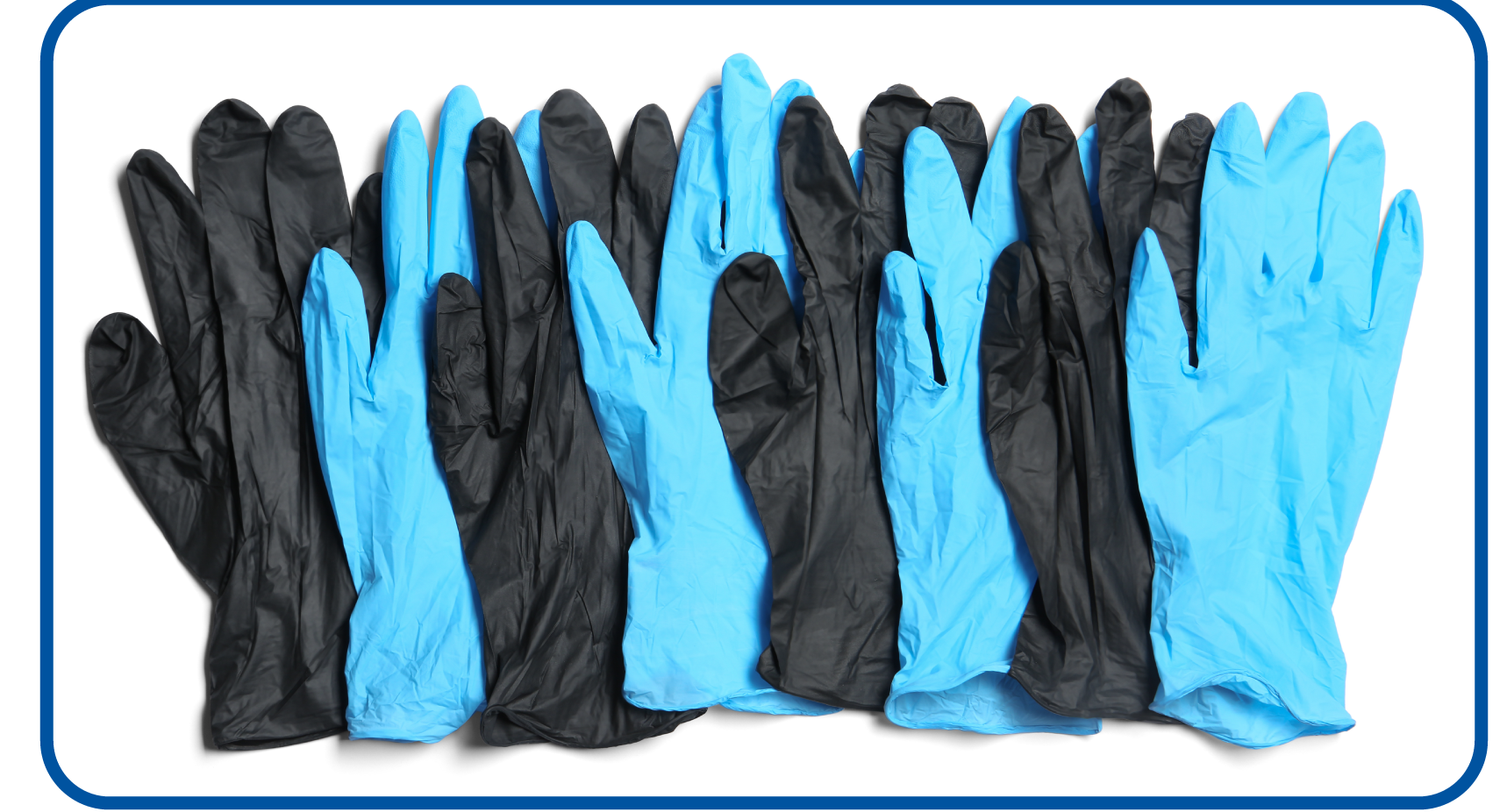 The history of disposable gloves infogrpahic
