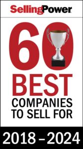 Selling Power's 60 Best Companies to Sell For 2018 - 2024