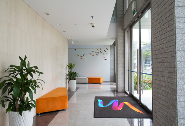 Lobby and Reception Area that is Clean