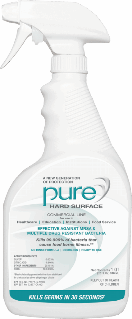 Pure Hard Surface Sanitizing Spray for Hospitality Industry