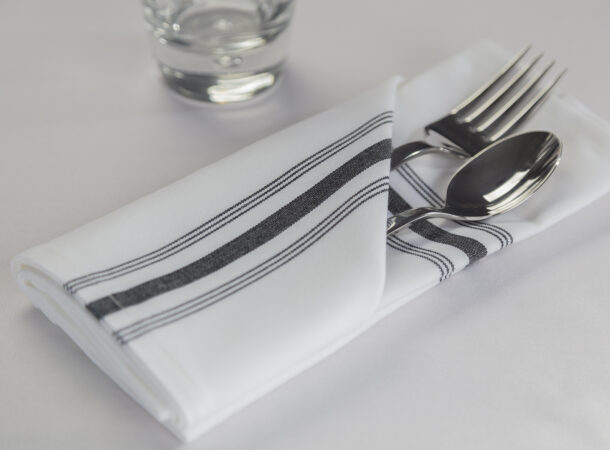 Restaurant Linen Napkin Laundry Services by Prudential Overall Supply